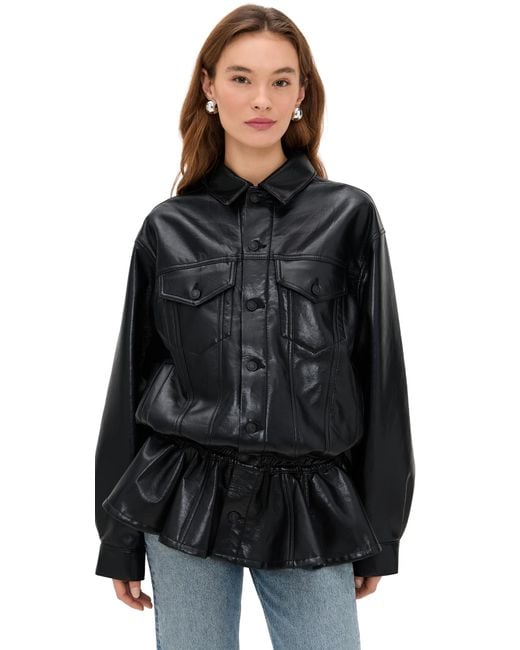 Agolde Black Rubik Jacket