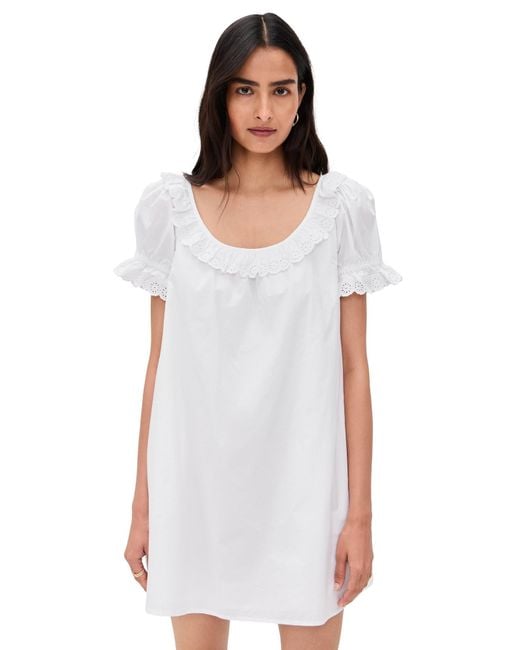 Posse White Ezra Shift Dress