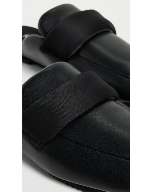Roam Black Puffy Loafers