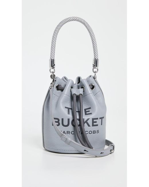 Marc Jacobs The Leather Bucket Bag in White | Lyst