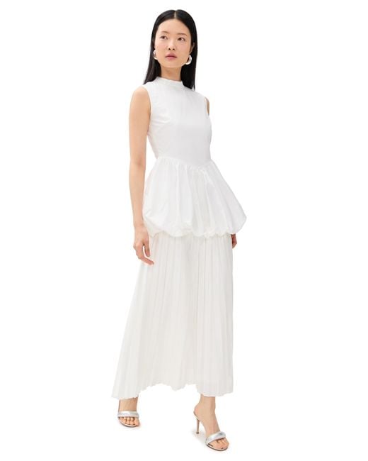 Elexiay White Bauchi Dress