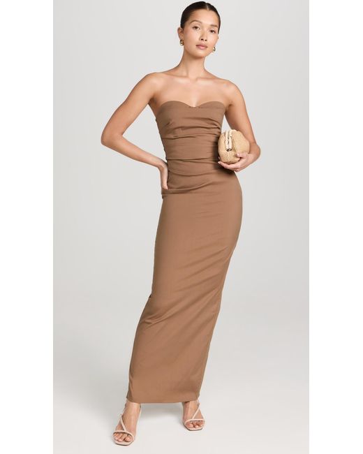 Sir. The Label Multicolor Alba Strapless Gown