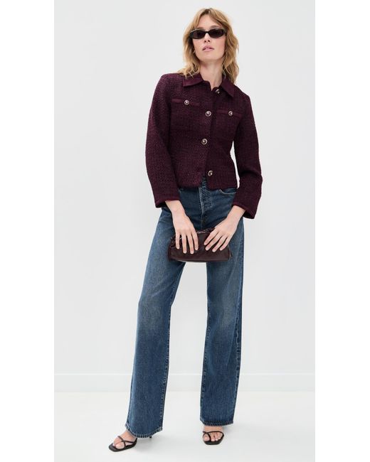 Line & Dot Purple Charli Jacket