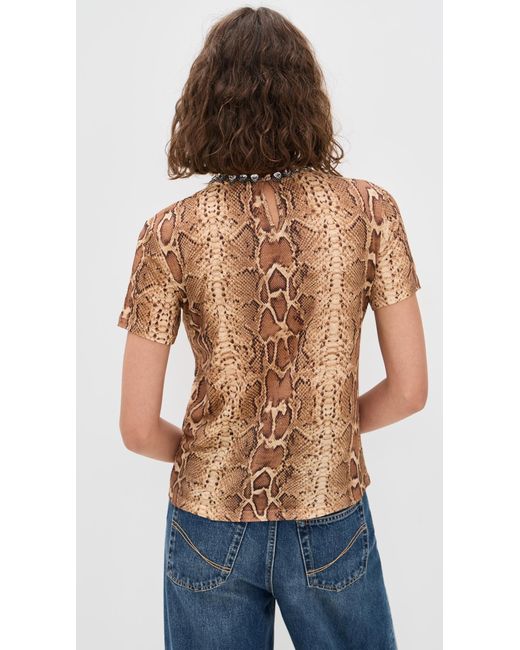 Zimmermann Blue Embellished Tee