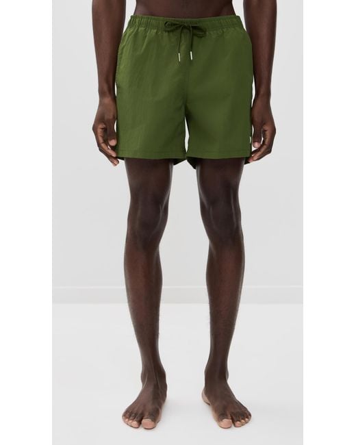 Bather Green Solid Swim Trunks 5.5 for men