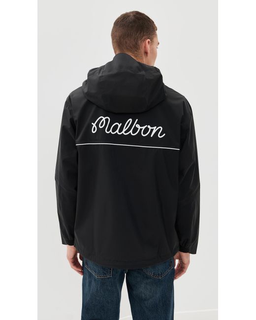 Malbon Golf Black Cloud Burst Jacket for men