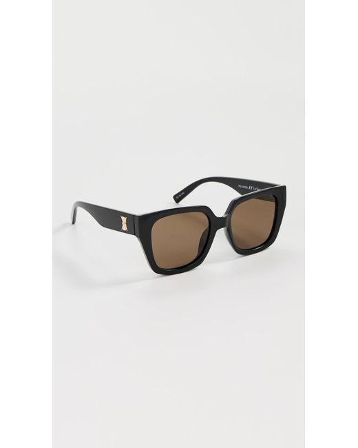 Le Specs Black The Illusion Sunglasses