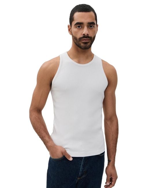 Agolde White Viggo Tank for men
