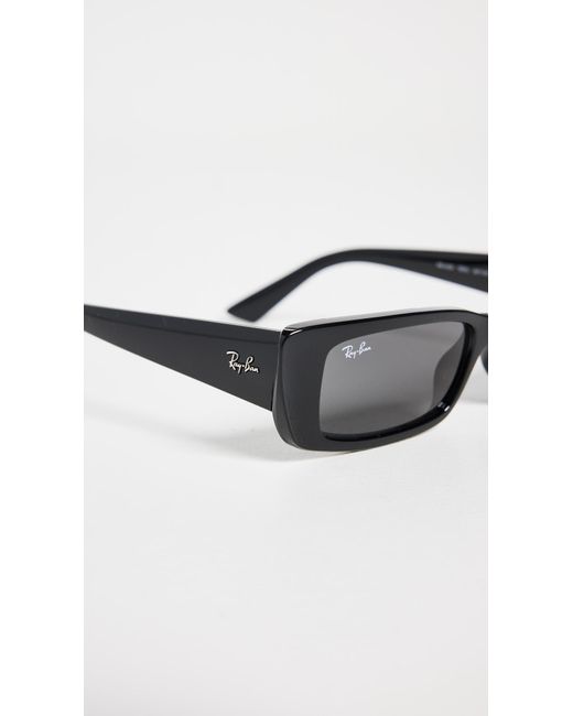 Ray-Ban Black Rb4425 Teru Rectangular Sunglasses