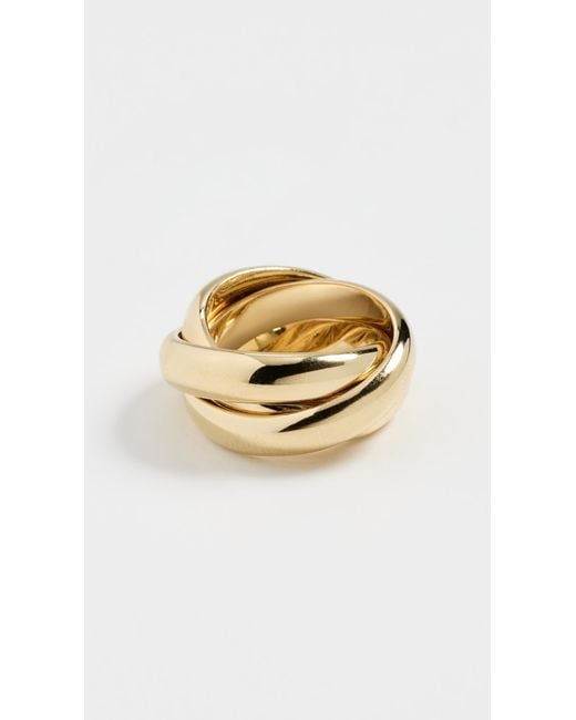 LIE STUDIO Metallic The Sofie Ring