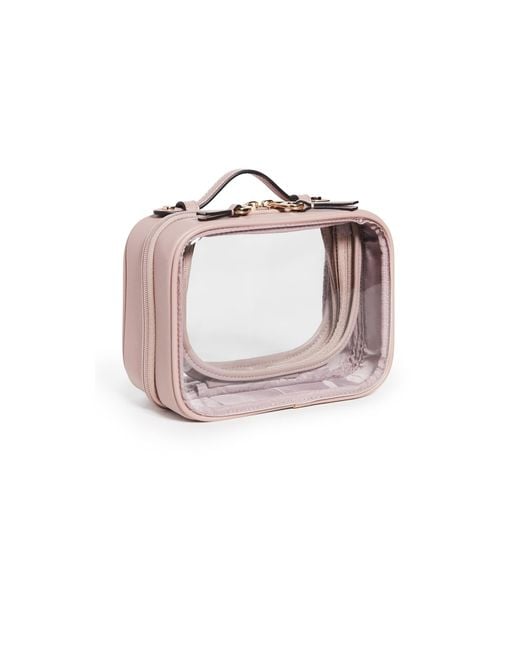 CALPAK Black Mini Clear Cosmetic Case