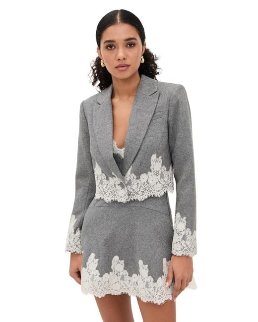 LoveShackFancy Black Icarus Jacket