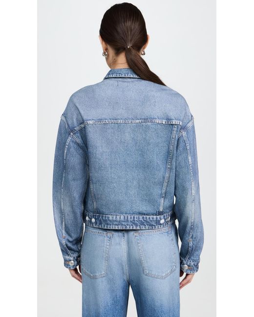 Rag & Bone Blue Miramar Trucker Jacket