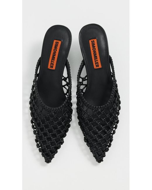 Simon Miller Black Knotted Gala Mules