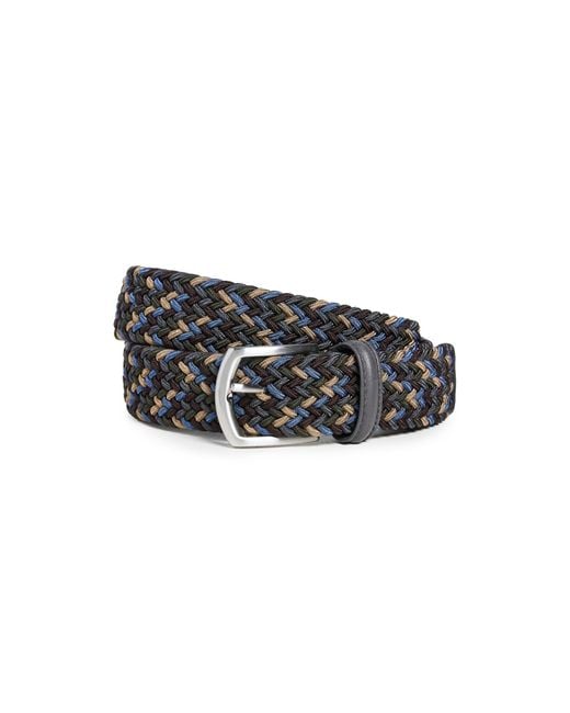 Andersons Black Nylon Woven Belt for men