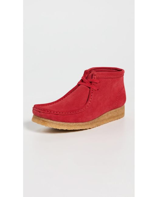 Clarks Red Wallabee Boots