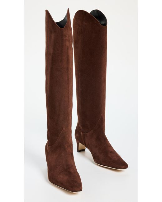 Staud Brown Western Wally Boots