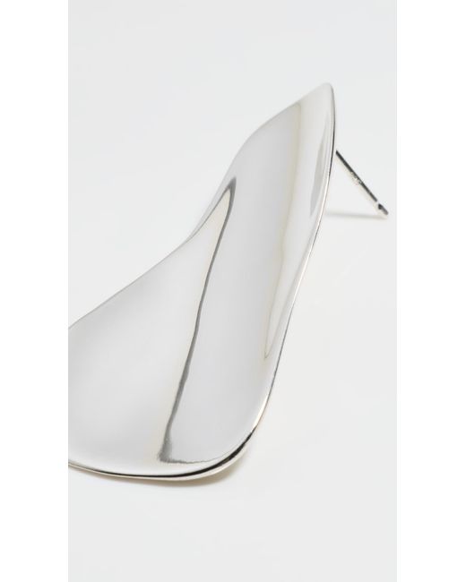 Agmes White Max Earrings