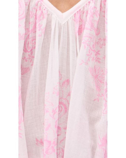 LoveShackFancy Pink Hale Dress
