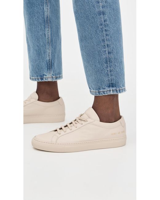 Common Projects Natural Achilles Sneakers