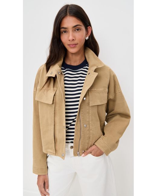 Closed Natural Signature Jacket