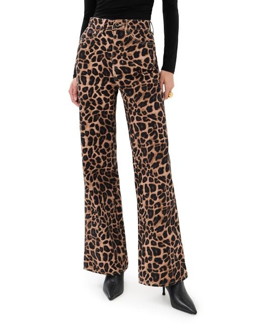 Veronica Beard Black Taylor High Rise Wide Leg Jeans