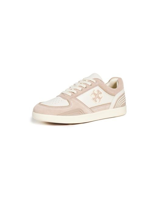 Tory Burch White Clover Court Sneakers 10