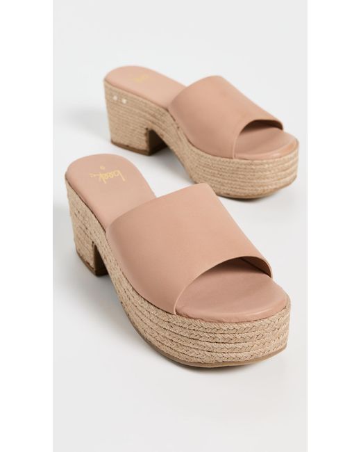 Beek Multicolor Prinia Jute Platform Sandals