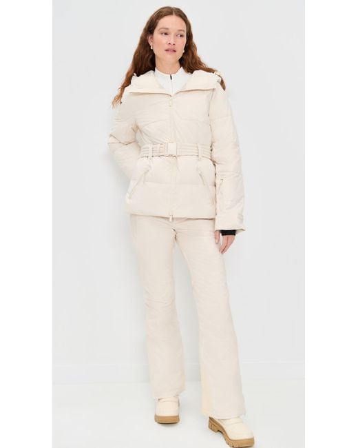 Halfdays Natural Hedy Belted Puffer Jacket