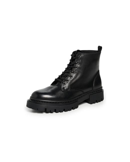 Staud Black Henry Combat Boots