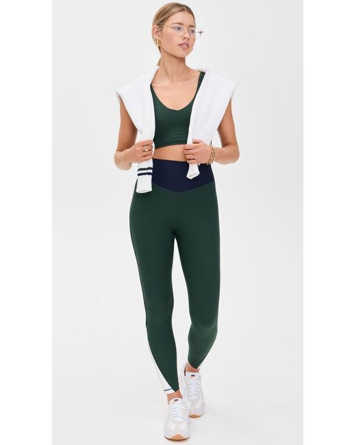 The Upside Blue Playoff 25In High Midi Pants