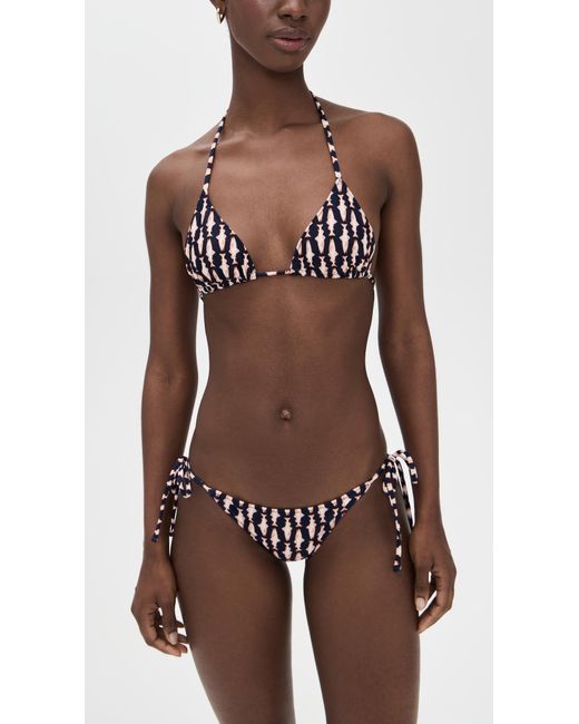 LaDoubleJ Black Triangle Bikini Top