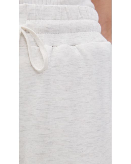 Varley White Ollie High Rise Shorts 3.5