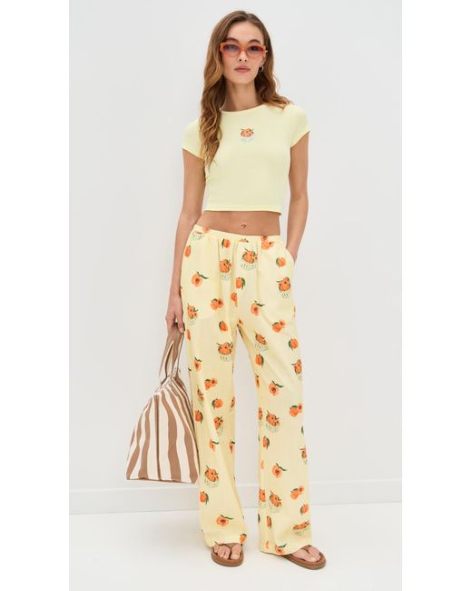 Bailey Rose Yellow Peach Tee