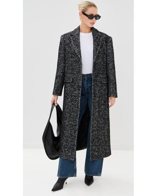 Anine Bing Black Quinn Coat