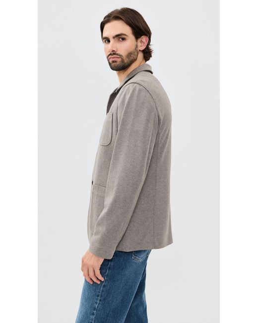 Rag & Bone Gray Prospect Wool Cardigan for men