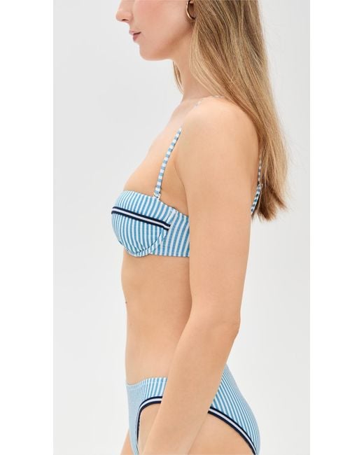 Solid & Striped Blue The Juliette Top