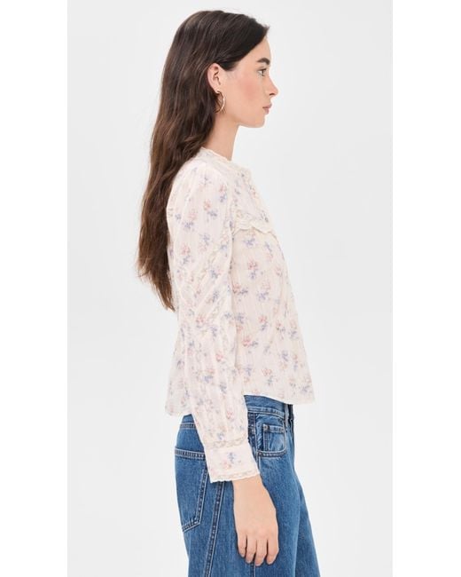 LoveShackFancy White Miah Top