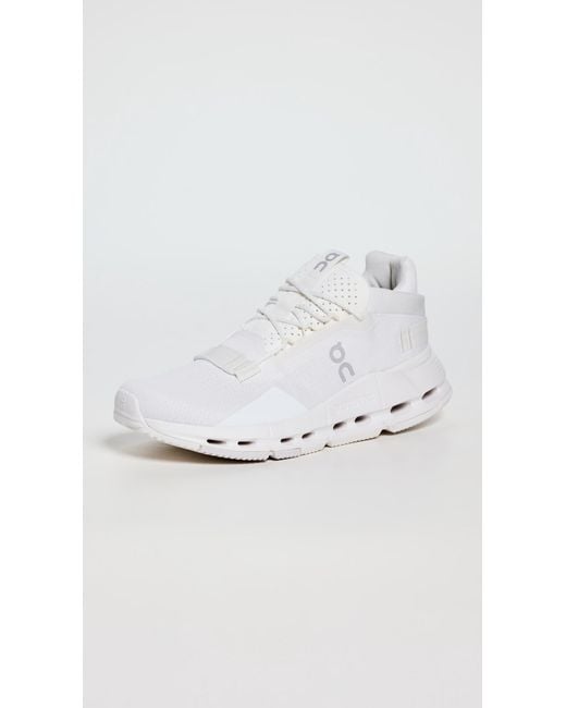 On Shoes White Cloudnova 2 Sneakers