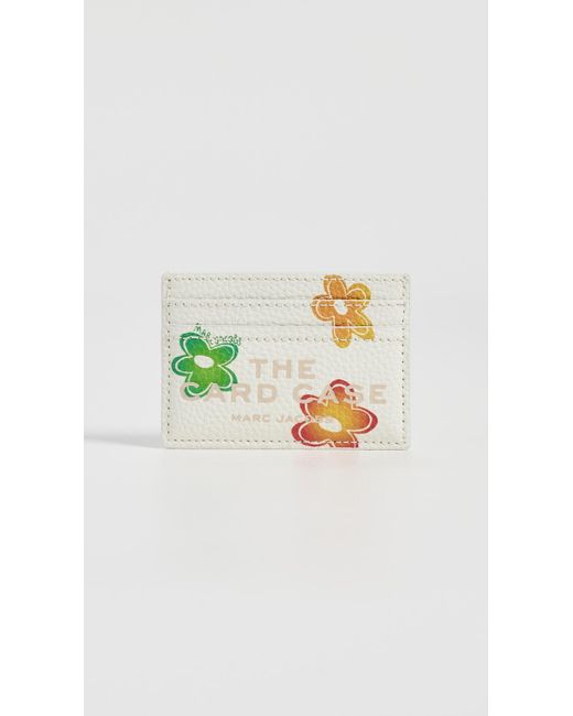Marc Jacobs Multicolor The Wild Daisy Leather Card Case