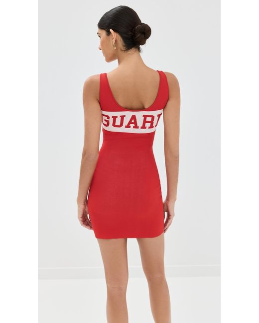 Staud Red Lifeguard Dress