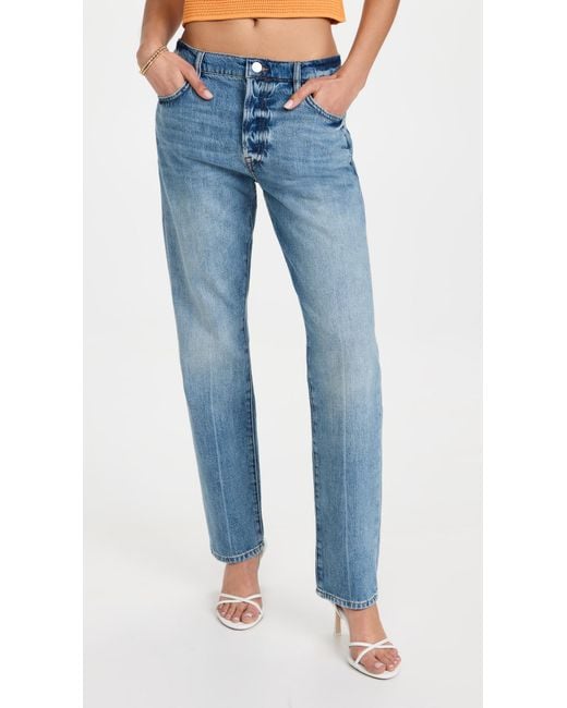 FRAME Denim Le Slouch Jeans in Blue Lyst Canada