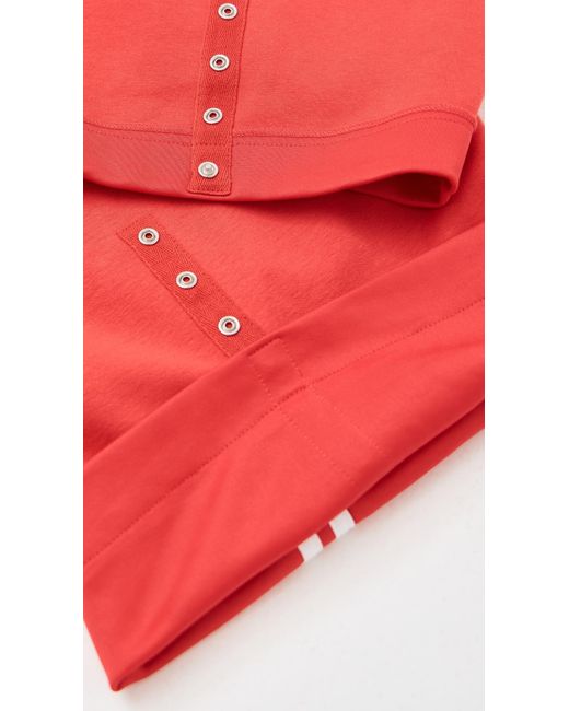 Tibi Red Active Knit Winslow Pants