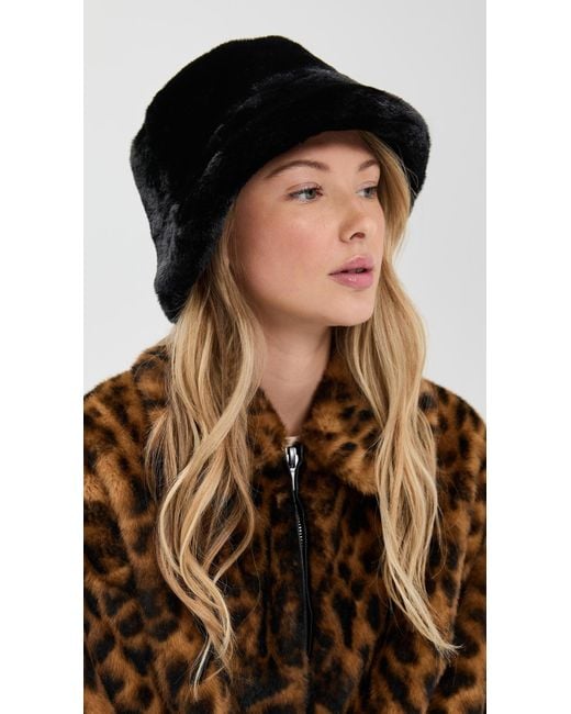 Apparis Black Amara Bucket Hat