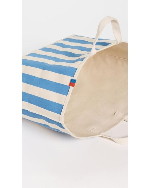 Kule Blue The All Over Striped Tote