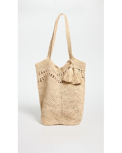 Mar Y Sol White Gianna Tote