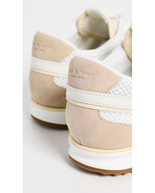 Rag & Bone White Retro Trainer Sneakers