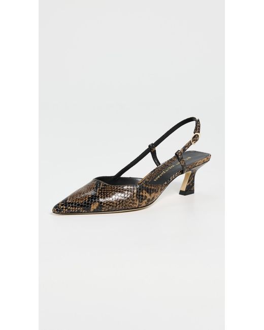 Stuart Weitzman Black Vinnie Slingback Pumps 50Mm