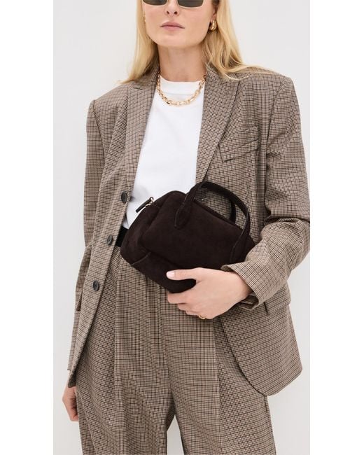Madewell Black Suede Satchel
