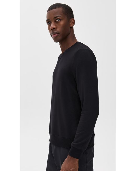 Beyond Yoga Black Always Beyond Pullover Crew for men